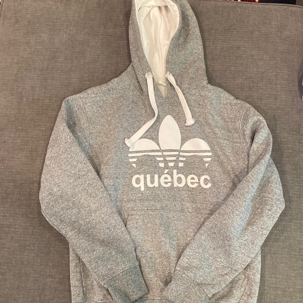Quebec sweatshirt bought in Quebec.
